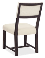 Driftwood Upholstered Side Chair (Set of 2) Burnt Timber / Beige - Black / Beige by Hooker Furniture - View 3