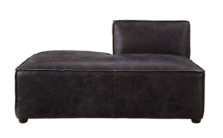 Acme - Birdie Modular - Chaise 56588 Antique Slate Top Grain Leather