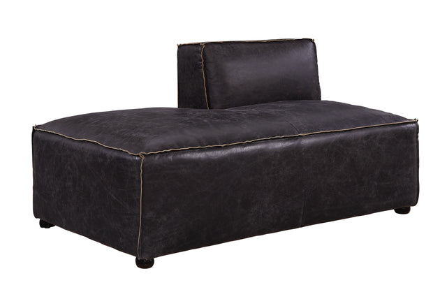 Acme - Birdie Modular - Chaise 56588 Antique Slate Top Grain Leather