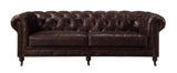 Aberdeen Sofa 56590 Vintage Brown Top Grain Leather | Acme | Home Elegance USA