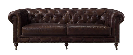 Aberdeen Sofa 56590 Vintage Brown Top Grain Leather | Acme - 56590 - Home Elegance USA - 2