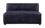 Acme - Birdie Modular - Armless Loveseat 56596 Vintage Blue Top Grain Leather