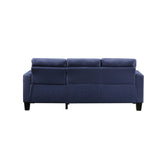 Acme - Earsom Reversible Sofa & Ottoman 56650 Blue Linen