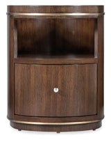 Melange Contours Side Table - Dark Brown by Hooker Furniture - View 5
