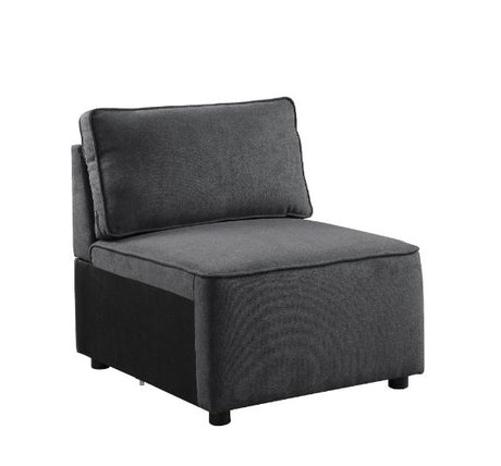 Acme - Silvester Modular - Armless Chair 56873 Gray Fabric