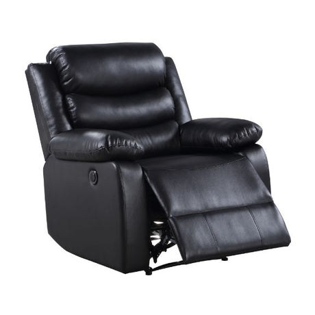 Acme - Eilbra Power Motion Recliner 56910 Black Synthetic Leather