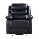 Acme - Eilbra Power Motion Recliner 56910 Black Synthetic Leather