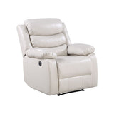 Acme - Eilbra Power Motion Recliner 56911 Beige Synthetic Leather