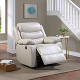 Acme - Eilbra Power Motion Recliner 56911 Beige Synthetic Leather