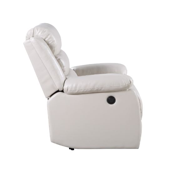 Acme - Eilbra Power Motion Recliner 56911 Beige Synthetic Leather