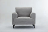 Acme - Kyrene Chair 56927 Light Gray Linen