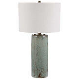 Callais Crackled Table Lamp Aqua - Green / Beige by Uttermost - View 5