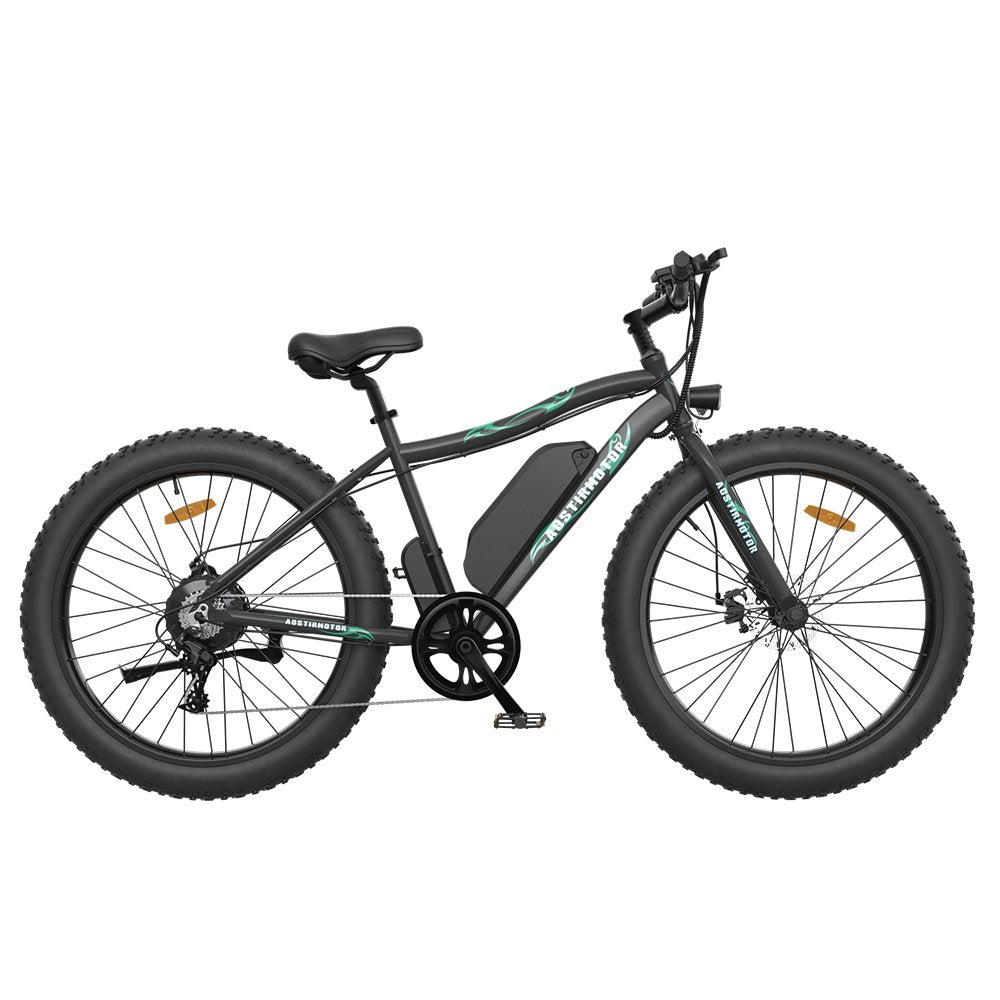 AOSTIRMOTOR 26" 500W Electric Bike Fat Tire P7 36V 12.5AH Removable Lithium Battery for Adults S07 - P | Home Elegance USA