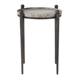Nahunta Accent Table Dark Bronze / Gray - Dark Brown / Gray by Uttermost - View 3