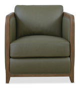 Breeze Accent Chair - Dark Green / Dark Brown by Hooker Furniture - View 7