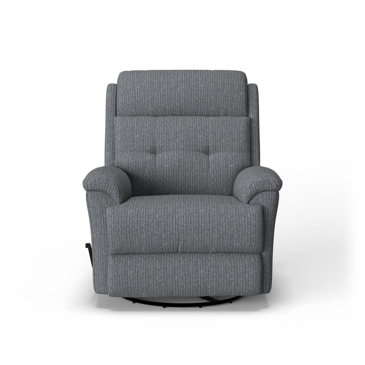 Sophisticated Transitional Fabric Swivel Gliding Recliner | Flexsteel