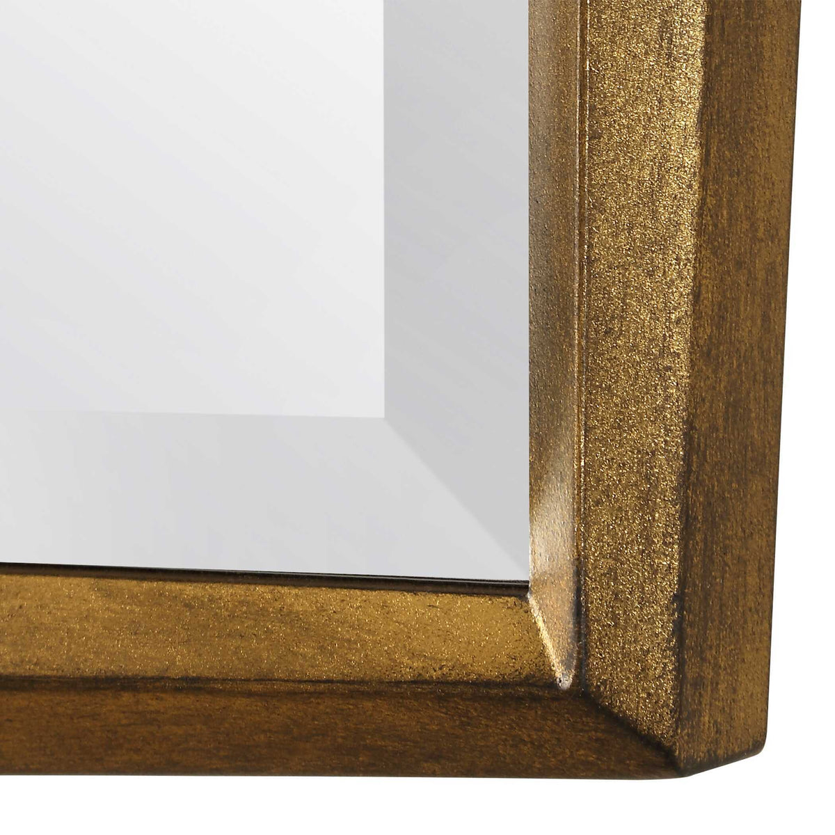 On Point Square Mirror - Gold by Uttermost - View 5