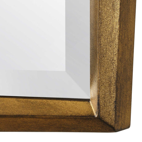 On Point Square Mirror - Gold by Uttermost - View 5