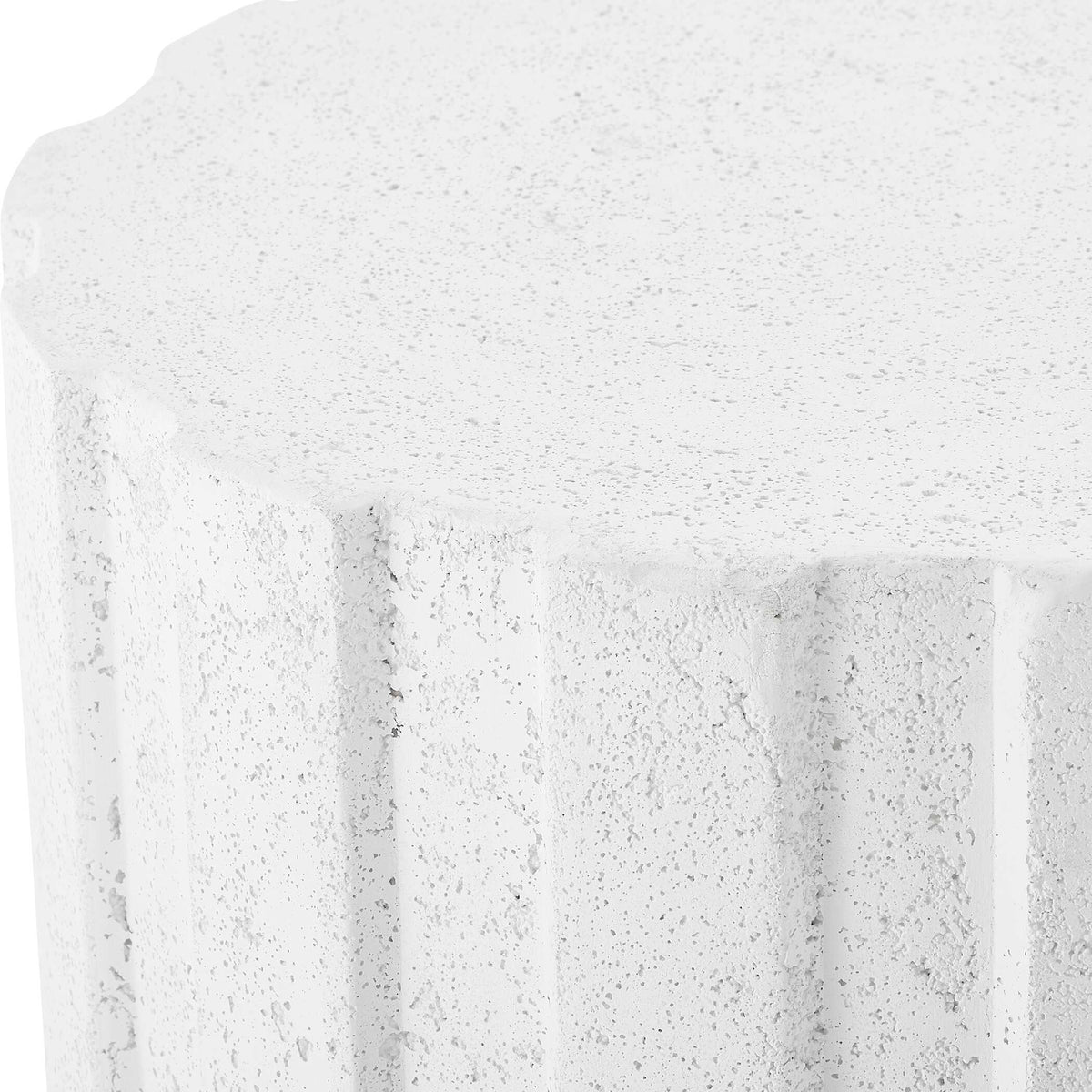 Jane Outdoor Accent Table - White by Uttermost - View 4