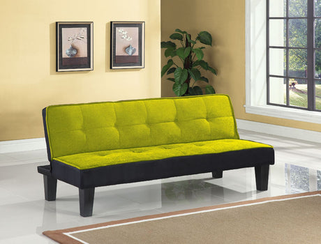 Acme - Hamar Adjustable Sofa 57039 Green Flannel Fabric