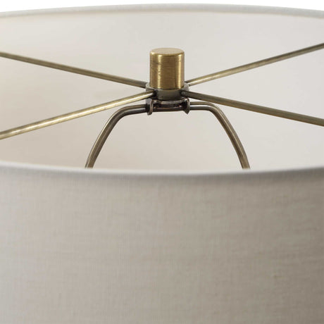 Palawan Blue Glaze Table Lamp by Uttermost - View 6