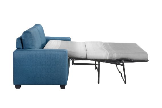 Acme - Zoilos Sofa W/Sleeper 57215 Blue Fabric