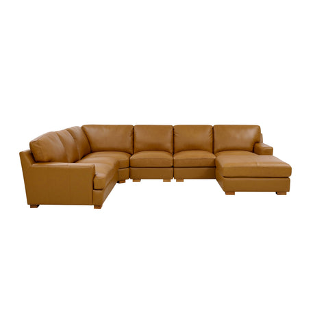 Leather Match Large Seating Modular Sectional - sold by Home Elegance USA