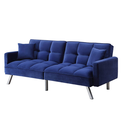 Acme - Mecene Adjustable Sofa 57305 Blue Velvet