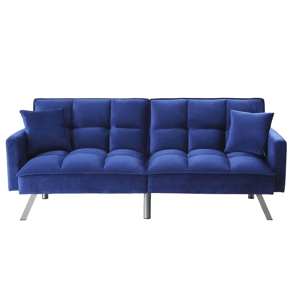 Acme - Mecene Adjustable Sofa 57305 Blue Velvet