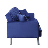 Acme - Mecene Adjustable Sofa 57305 Blue Velvet