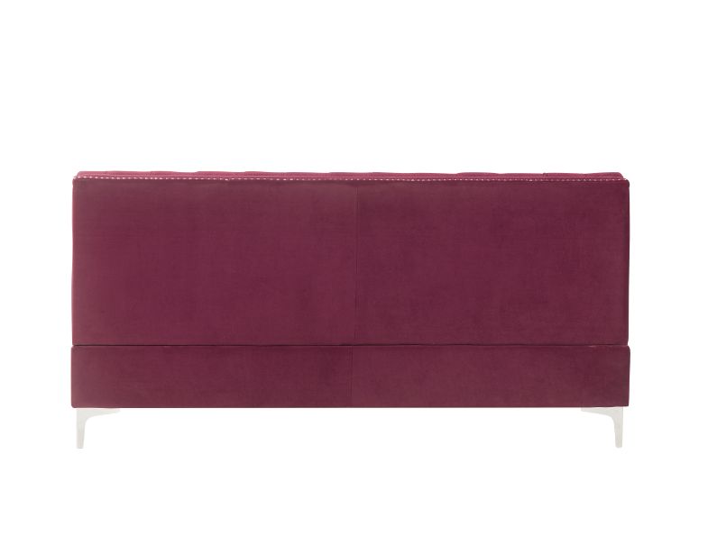 Acme - Jaszira Modular - Armless Sofa 57332 Burgundy Velvet