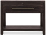 Driftwood One-Drawer Nightstand With Stone Burnt Timber - Black by Hooker Furniture - View 5