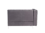 Acme - Jaszira Modular - Armless Loveseat W/2 Pillows 57371 Gray Velvet