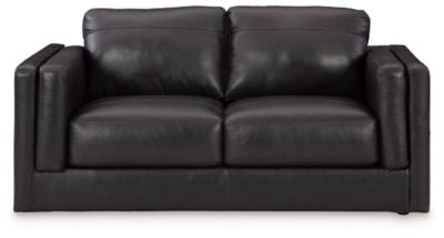 Ashley Onyx Amiata Loveseat - Leather | Home Elegance USA