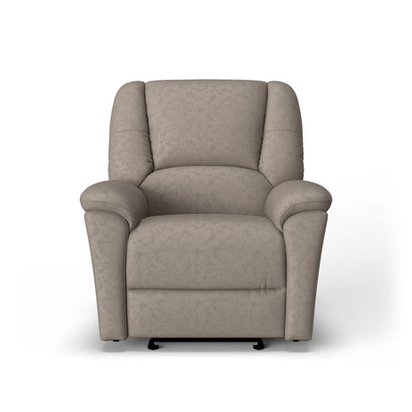 Plush Transitional Leather Gliding Recliner | Flexsteel