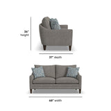 Eleanora Loveseat With Legs | Flexsteel