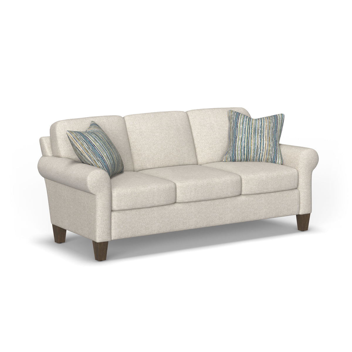 Moxy Fabric Sofa, Curved Sock Arms | Flexsteel