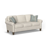 Moxy Fabric Sofa, Curved Sock Arms | Flexsteel
