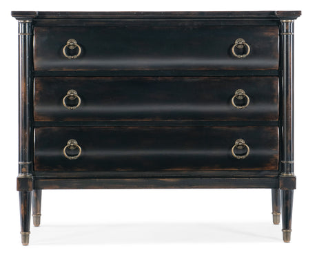 Charleston Three Drawer Chest, Armoire Base - Black by Hooker Furniture - View 4