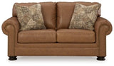 Ashley Caramel Carianna Loveseat - Leather - 5760435 - Home Elegance USA - 1