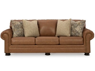 Ashley Caramel Carianna Sofa - Leather | Home Elegance USA