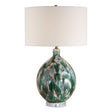 Mihaela Drip Glaze Table Lamp - Blue / Green by Uttermost - View 1
