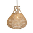 Hestia 1 Light Natural Rope Pendant - Light Brown by Uttermost - View 1
