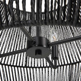 Suva 4 Light Rope Pendant - Black by Uttermost - View 7