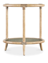 Retreat Raffia Seagrass End Table - Beige by Hooker Furniture - View 3