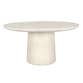 Madrone Outdoor Dining Table - White by Uttermost - View 1