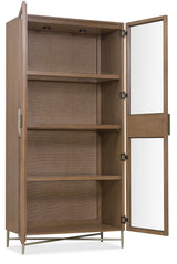 Sonnet Display Cabinet - Dark Gray / Light Brown by Hooker Furniture - View 7