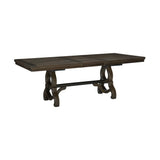 Gloversville 6-Piece Dining Set Traditional in Brown with Bench – Homelegance