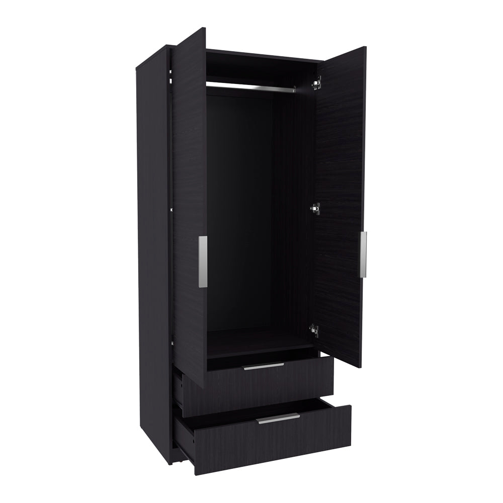 Trappe Armoire, Bedroom, Black - sold by Home Elegance USA