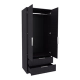 Trappe Armoire, Bedroom, Black - sold by Home Elegance USA